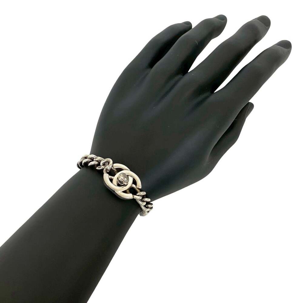 Chanel Cc Logo Turnlock Chain Bracelet #209738C15B